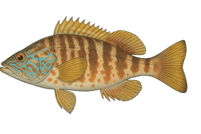 Serran écriture - Serranus scriba