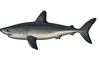 Requin taupe - Lamna nasus