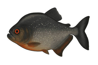 Pirana noir - Serrasalmus rhombeus