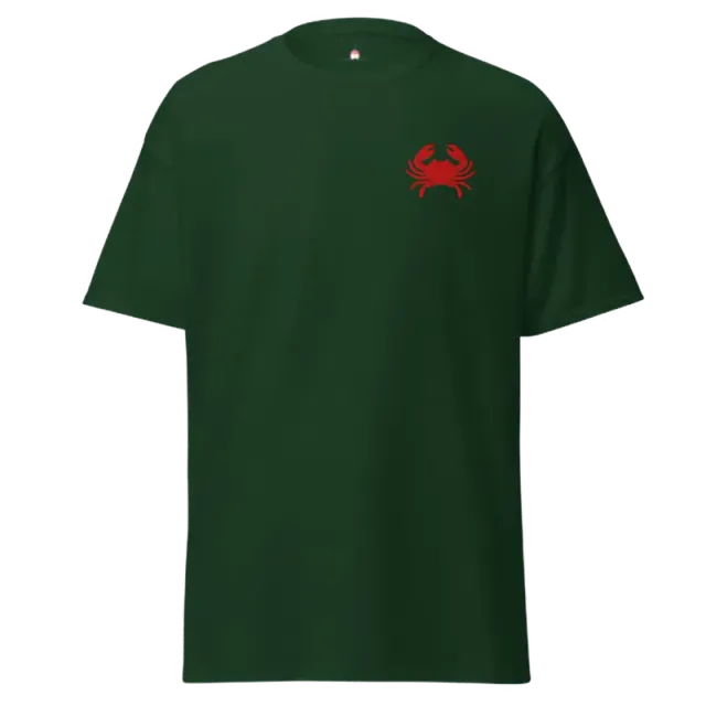 T-shirt brodé crabe